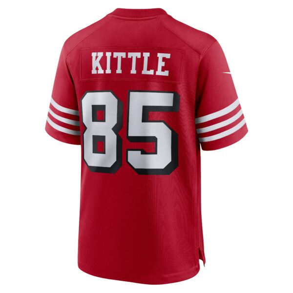 Men’s San Francisco 49ers George Kittle Nike Scarlet Alternate Game Player Jersey