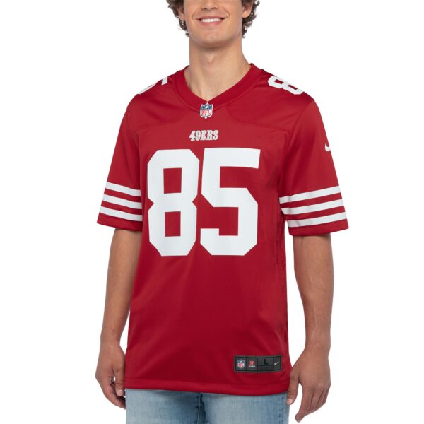 Men’s San Francisco 49ers George Kittle Nike Scarlet Player Game Jersey