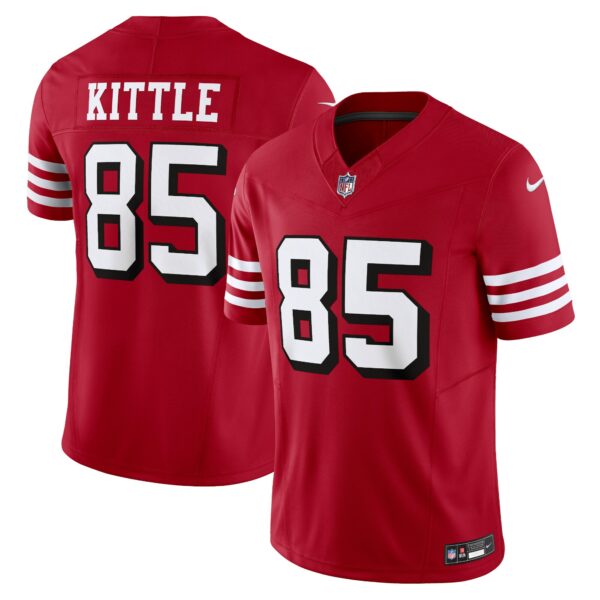 Men’s San Francisco 49ers George Kittle Nike Scarlet Vapor F.U.S.E. Limited Jersey