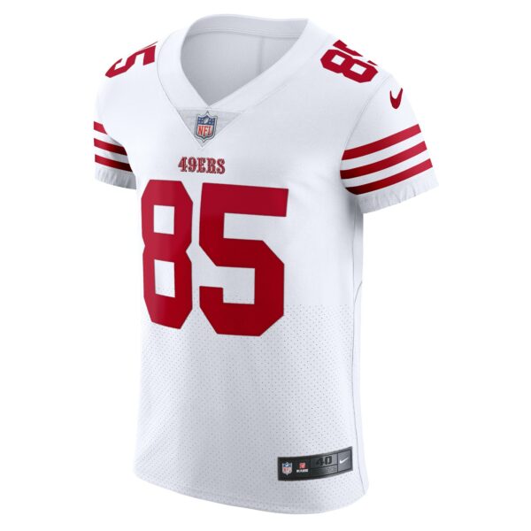 Men’s San Francisco 49ers George Kittle Nike White Vapor Elite Jersey