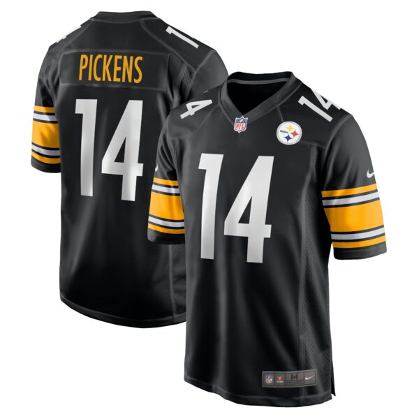 Men’s Pittsburgh Steelers George Pickens Nike Black Game Player Jersey