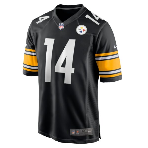 Men’s Pittsburgh Steelers George Pickens Nike Black Game Player Jersey