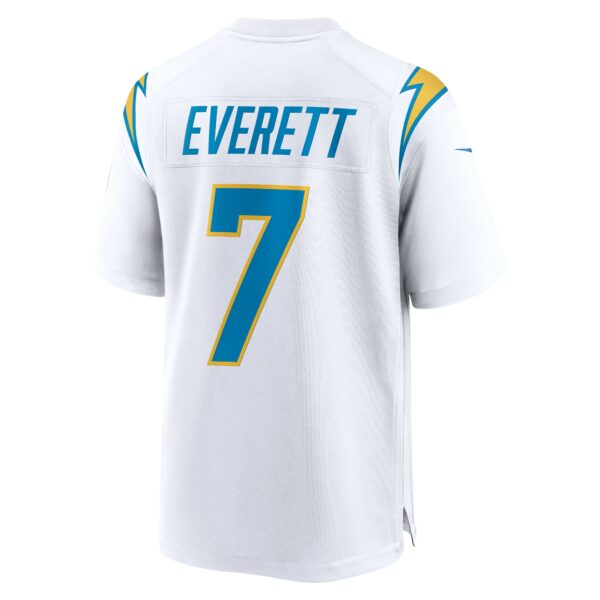 Men’s Los Angeles Chargers Gerald Everett Nike White Game Player Jersey