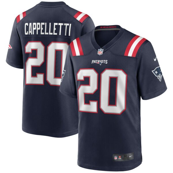 Men’s New England Patriots Gino Cappelletti Nike Navy Game Retired Player Jersey