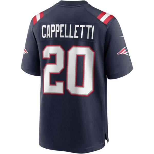 Men’s New England Patriots Gino Cappelletti Nike Navy Game Retired Player Jersey