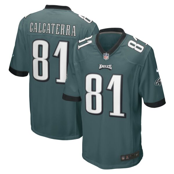 Men’s Philadelphia Eagles Grant Calcaterra Nike Midnight Green Game Player Jersey