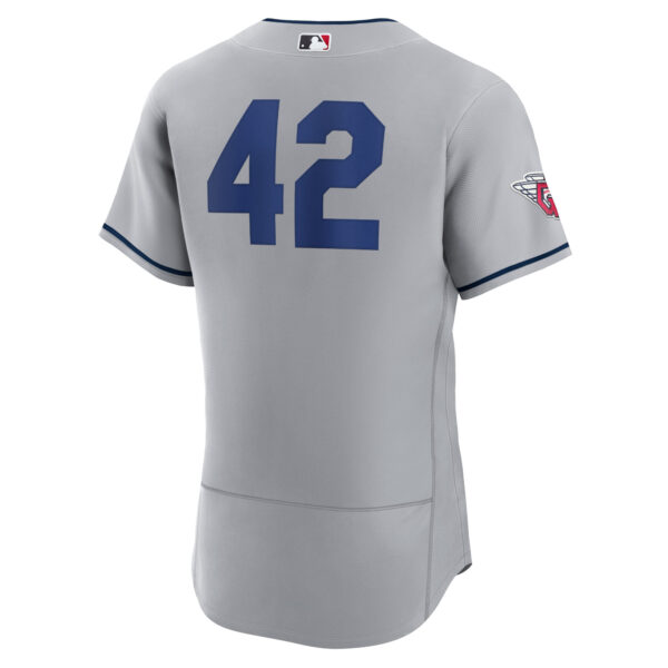 Men’s Cleveland Guardians Nike Gray 2023 Jackie Robinson Day Authentic Jersey