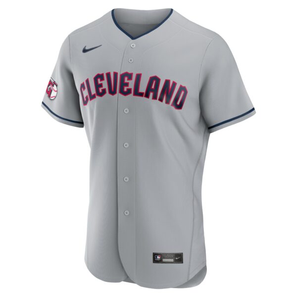 Men’s Cleveland Guardians Nike Gray Road Authentic Team Jersey