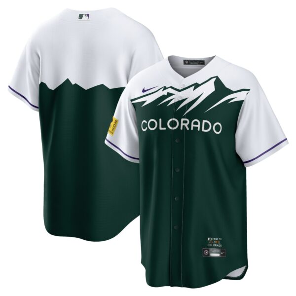 Men’s Colorado Rockies Nike Green City Connect Replica Team Jersey