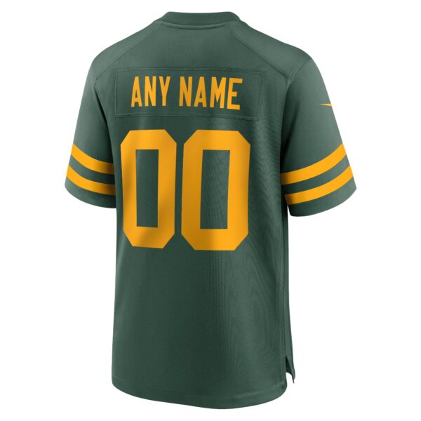 Men’s Green Bay Packers Nike Green Alternate Custom Jersey