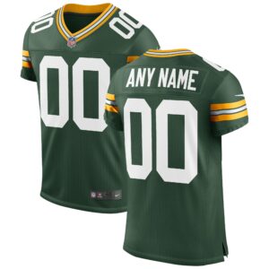 Men's Green Bay Packers Nike Green Classic Custom Elite Jersey