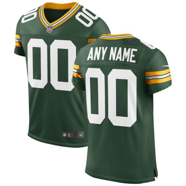 Men’s Green Bay Packers Nike Green Classic Custom Elite Jersey