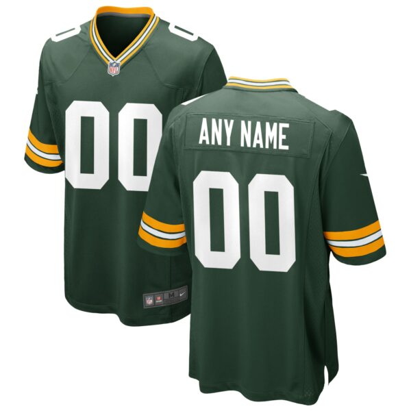 Men’s Green Bay Packers Nike Green Custom Game Jersey