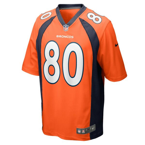 Men’s Denver Broncos Greg Dulcich Nike Orange Game Player Jersey