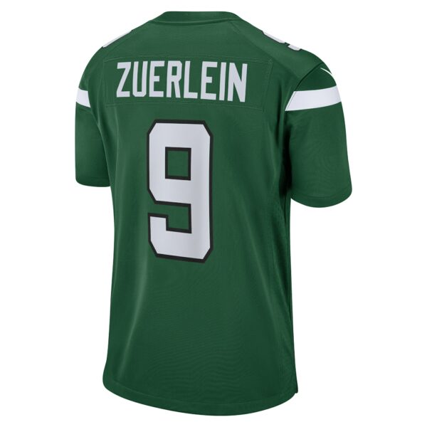 Men’s New York Jets Greg Zuerlein Nike Gotham Green Team Game Jersey