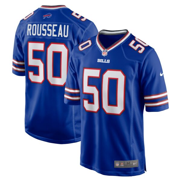 Men’s Buffalo Bills Gregory Rousseau Nike Royal Game Player Jersey