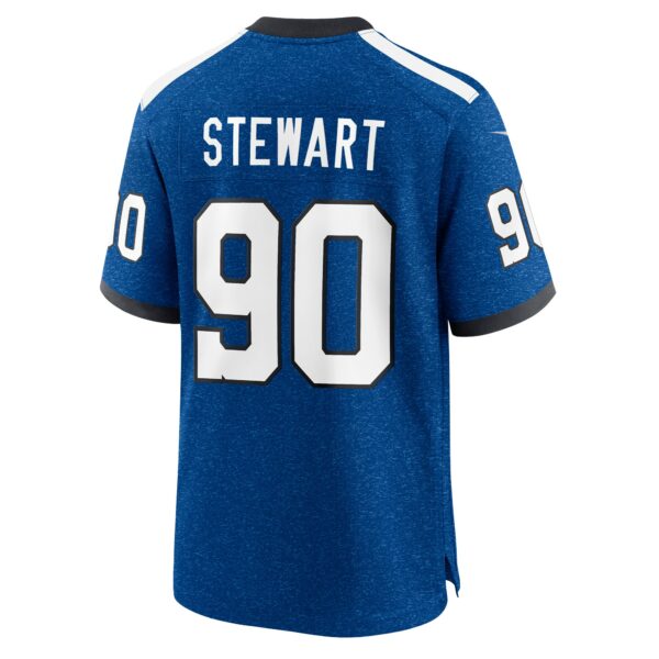 Men’s Indianapolis Colts Grover Stewart Nike Royal Indiana Nights Alternate Game Jersey