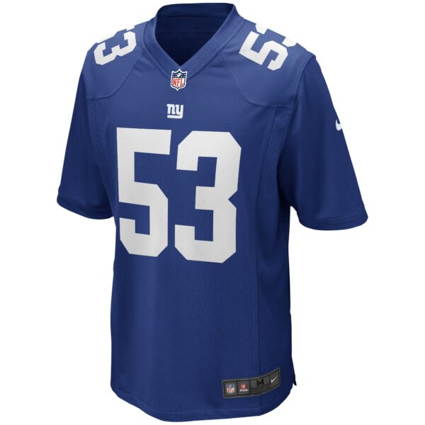 Men’s New York Giants Harry Carson Nike Royal Game Retired Player Jersey