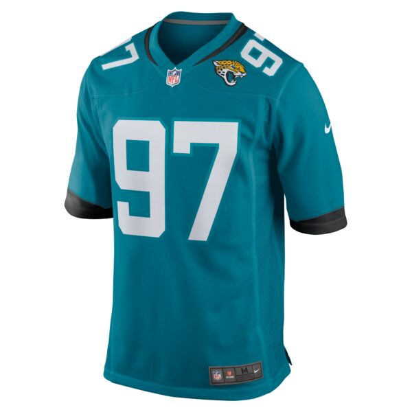 Men’s Jacksonville Jaguars Henry Mondeaux Nike Teal Game Jersey