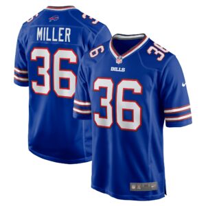 Men's Buffalo Bills Herb Miller Nike Royal Game Jersey