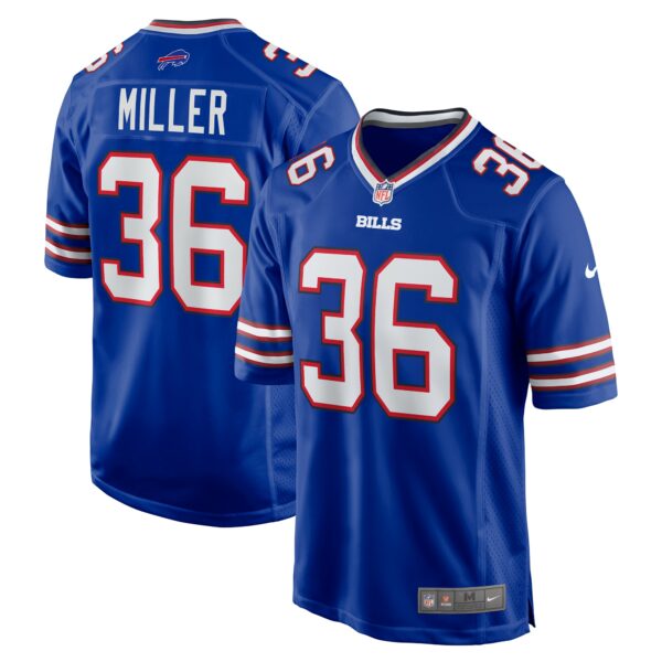 Men’s Buffalo Bills Herb Miller Nike Royal Game Jersey