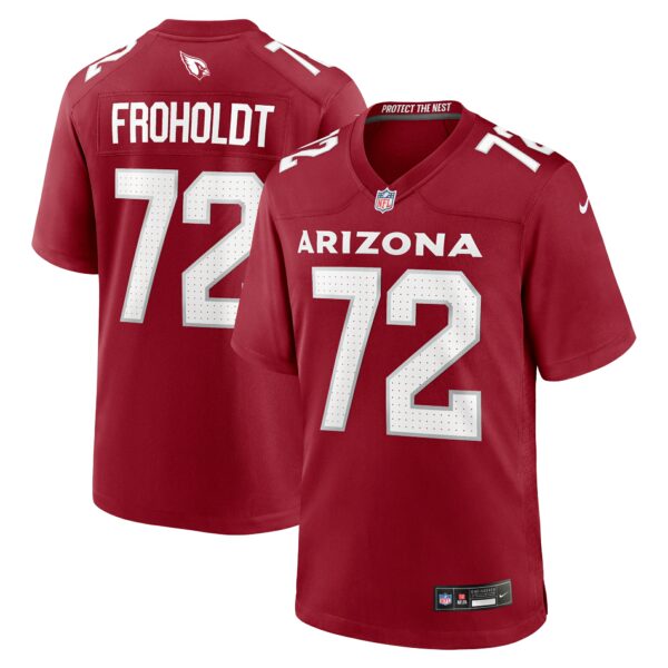 Men’s Arizona Cardinals Hjalte Froholdt Nike Cardinal Game Player Jersey