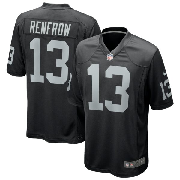 Men’s Las Vegas Raiders Hunter Renfrow Nike Black Game Player Jersey