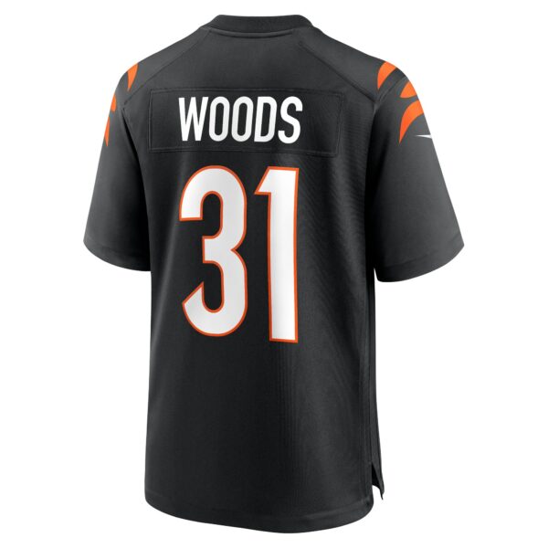 Men’s Cincinnati Bengals Ickey Woods Nike Black Retired Player Game Jersey