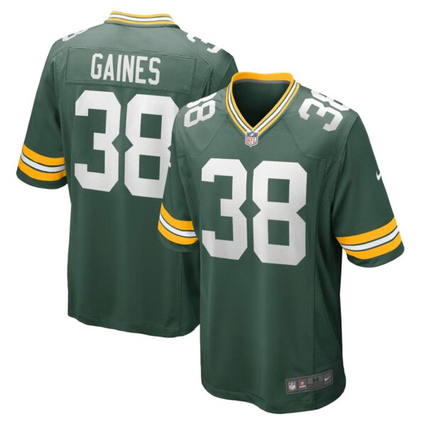 Men’s Green Bay Packers Innis Gaines Nike Green Game Jersey