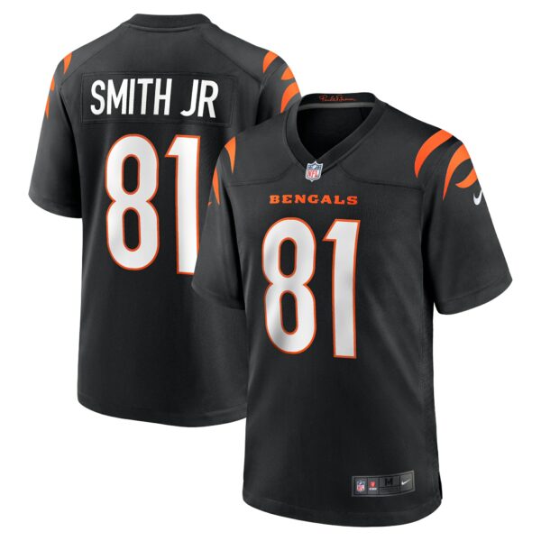 Men’s Cincinnati Bengals Irv Smith Jr. Nike Black Game Jersey