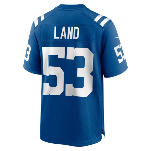 Men’s Indianapolis Colts Isaiah Land Nike Royal Team Game Jersey