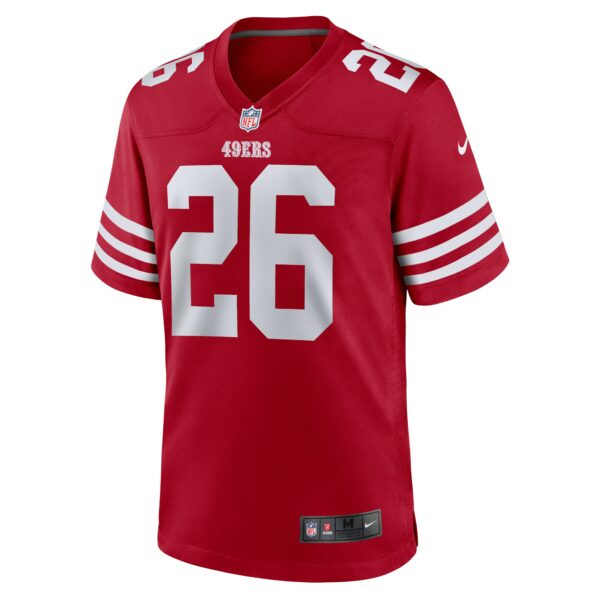 Men’s San Francisco 49ers Isaiah Oliver Nike Scarlet Game Jersey