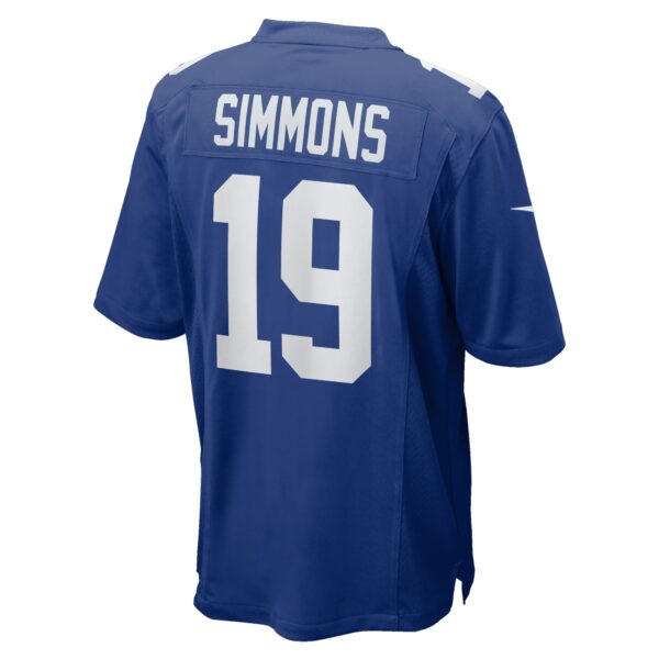 Men’s New York Giants Isaiah Simmons Nike Royal Team Game Jersey