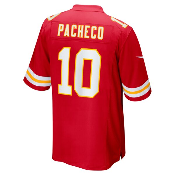 Men’s Kansas City Chiefs Isiah Pacheco Nike Red Super Bowl LVII Patch Game Jersey