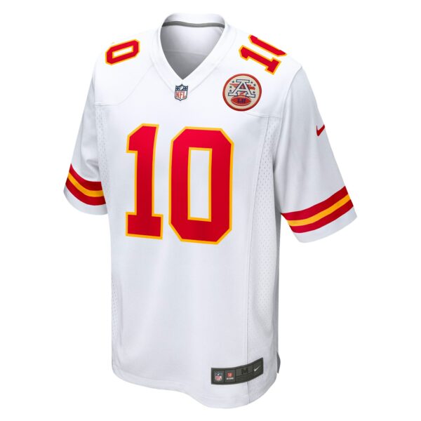 Men’s Kansas City Chiefs Isiah Pacheco Nike White Away Game Player Jersey