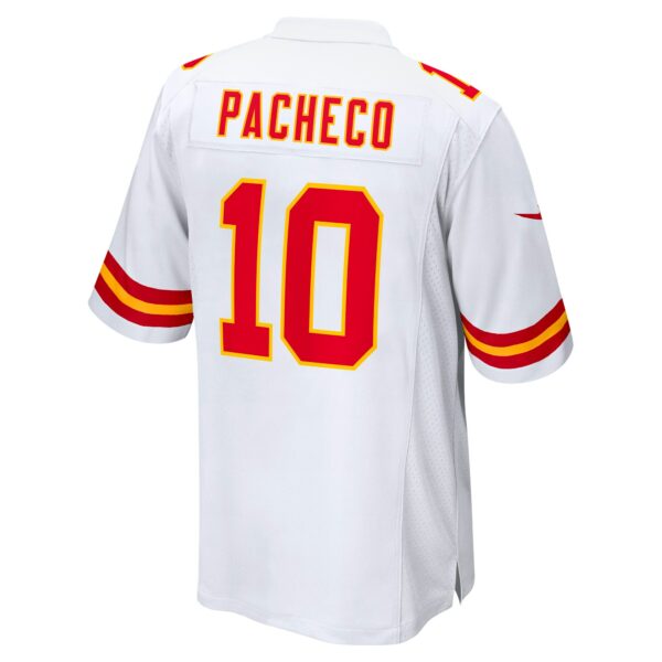 Men’s Kansas City Chiefs Isiah Pacheco Nike White Away Game Player Jersey