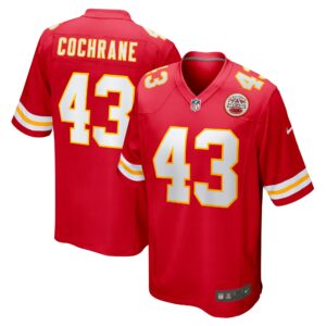 Men's Kansas City Chiefs Jack Cochrane Nike Red Game Player Jersey