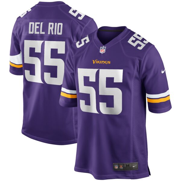 Men’s Minnesota Vikings Jack Del Rio Nike Purple Game Retired Player Jersey