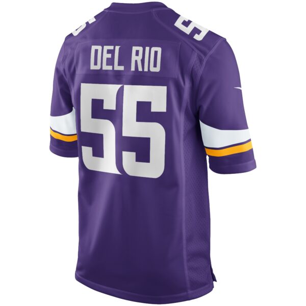 Men’s Minnesota Vikings Jack Del Rio Nike Purple Game Retired Player Jersey