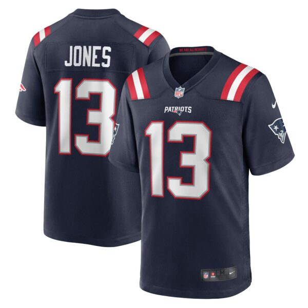 Men’s New England Patriots Jack Jones Nike Navy Game Player Jersey