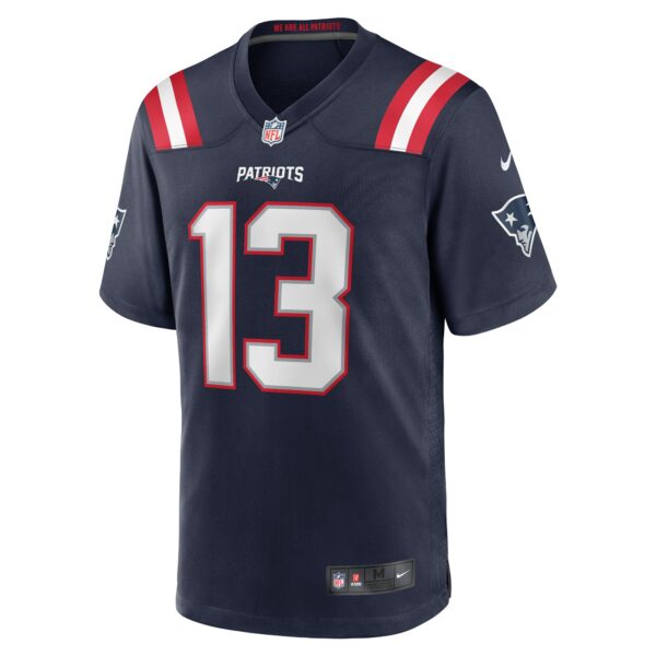 Men’s New England Patriots Jack Jones Nike Navy Game Player Jersey