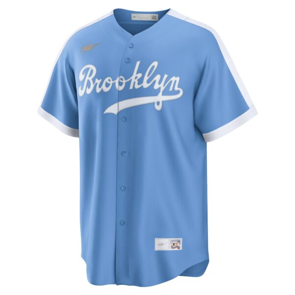 Men’s Brooklyn Dodgers Jackie Robinson Nike Light Blue Alternate Cooperstown Collection Player Jersey