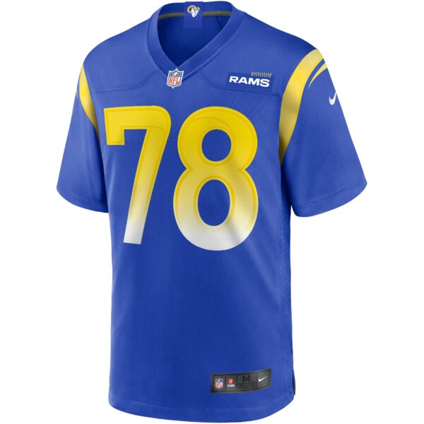 Men’s Los Angeles Rams Jackie Slater Nike Royal Game Retired Player Jersey