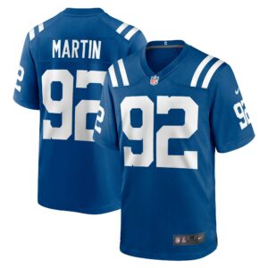 Men's Indianapolis Colts Jacob Martin Nike Royal Team Game Jersey