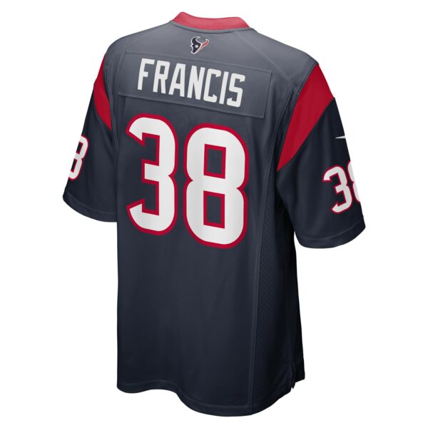 Men’s Houston Texans Jacobi Francis Nike Navy Game Player Jersey