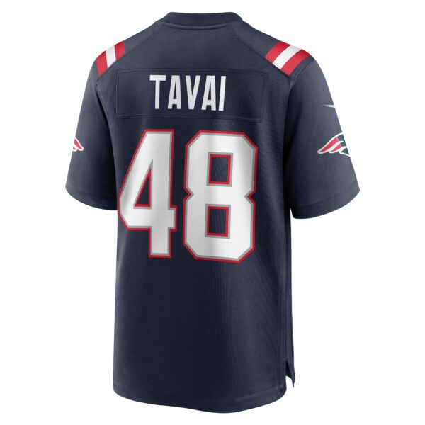 Men’s New England Patriots Jahlani Tavai Nike Navy Game Player Jersey