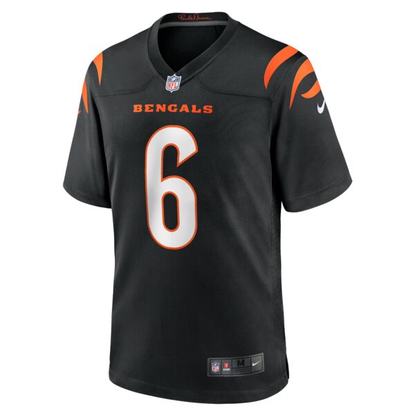 Men’s Cincinnati Bengals Jake Browning Nike Black Game Jersey