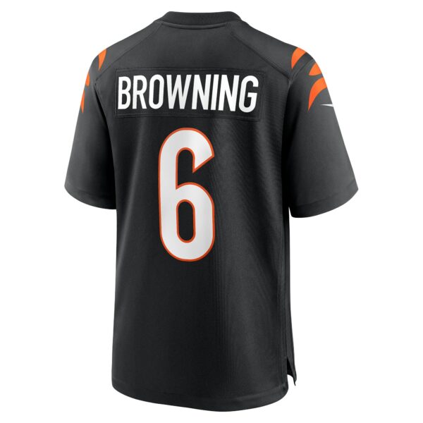 Men’s Cincinnati Bengals Jake Browning Nike Black Game Jersey