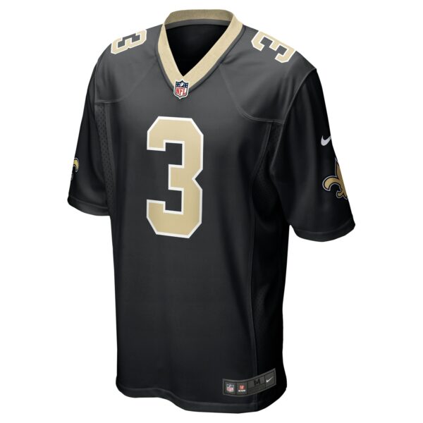 Men’s New Orleans Saints Jake Haener Nike Black Team Game Jersey