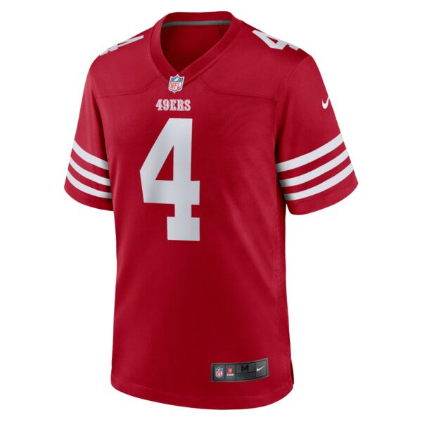 Men’s San Francisco 49ers Jake Moody Nike Scarlet Team Game Jersey